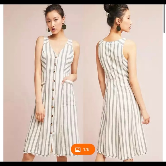 Maeve Dresses & Skirts - Maeve women summer v neck sleeveless  size 6